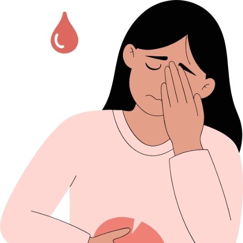 Heavy or prolonged menstrual bleeding